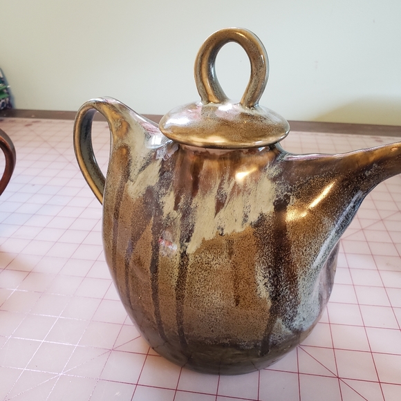 Handbuilt porcelain teapot new - Picture 2 of 2